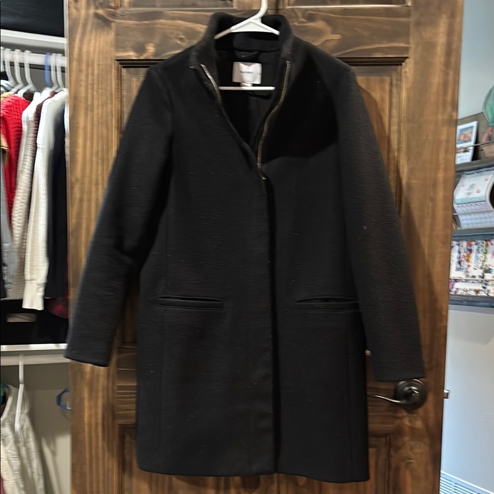 Old Navy Black Trench Coat